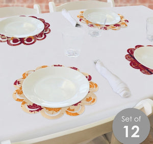 Friends Thanksgiving Feast-Paper Chargers