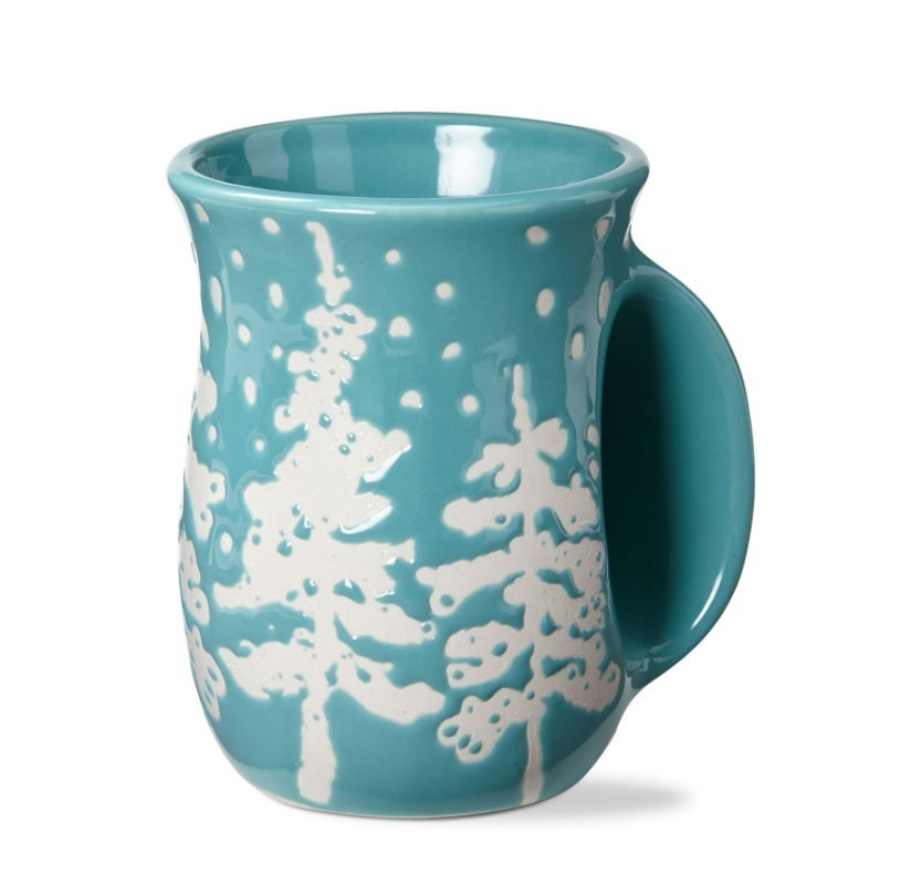 Alpine Glow Handwarmer Mug - Turquoise