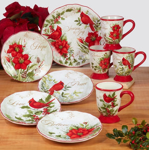 Winters Medley Christmas Dessert Plate 9in asst.