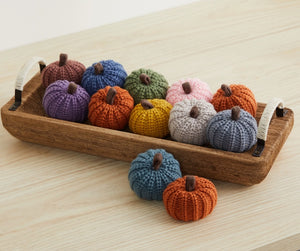 Small Knit Pumpkin Asst Colors