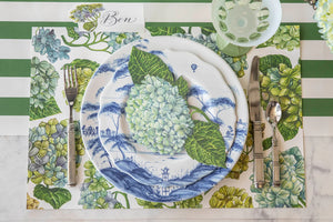 Blooming Hydrangeas Placemat 12 Sheets