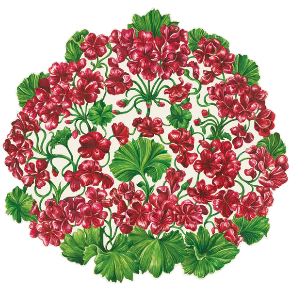 Die-Cut Geranium Placemat