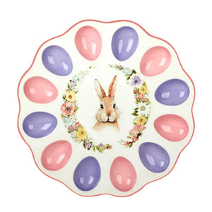 Easter Garden 3-D Deviled Egg Plate