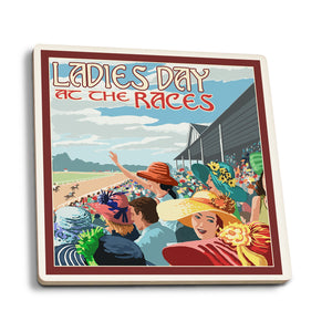 Kentucky Ladies Day at the Track Coasters