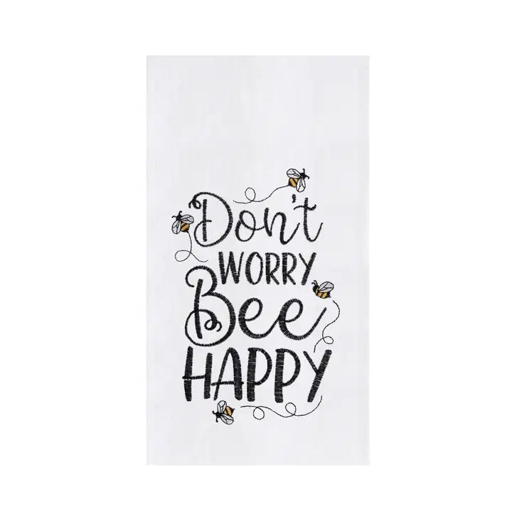 Don't Worry Bee Happy Towel