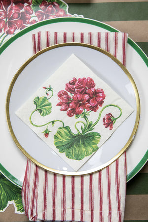 Geranium Cocktail Napkins